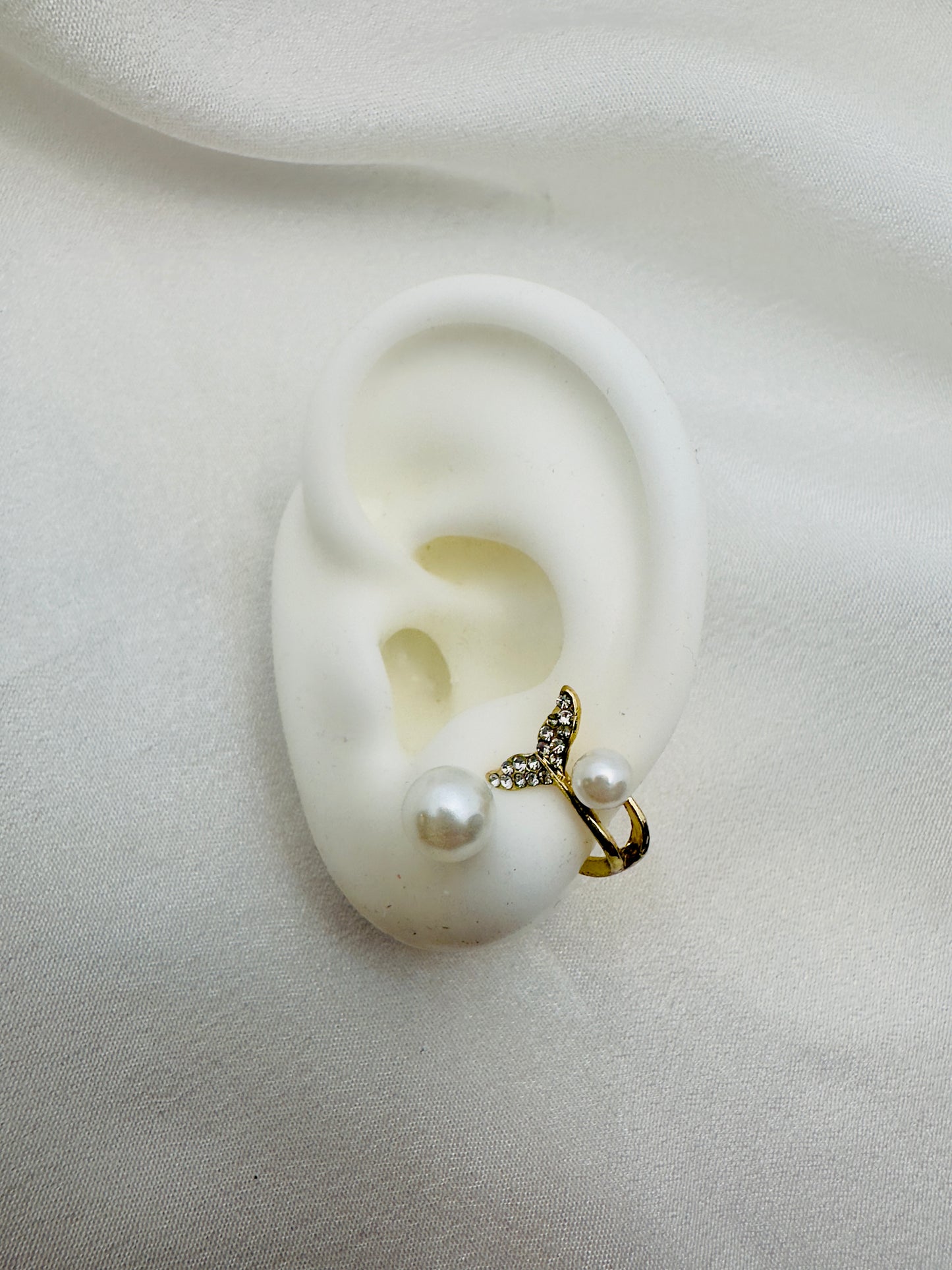 Golden Pearl Bloom Earrings