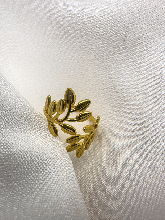 Gold Leaf Ring